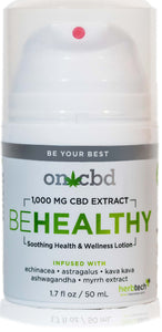 On CBD: Be Healthy Lotion (30% Discount Applied at Checkout)