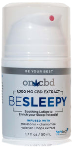 On CBD: Be Sleepy Lotion(30% Discount Applied at Checkout)